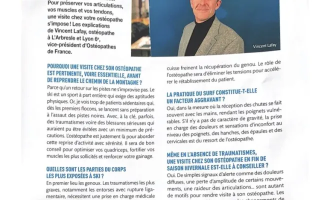  ski et osteopathie, Passy, Cabinet William Hamouchi
